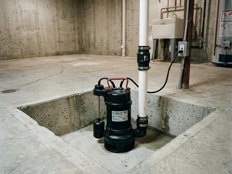 Sump Pump Installation Plumber in Zoar, WI